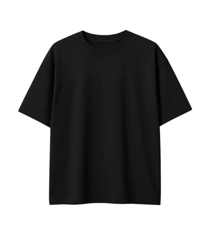 black oversized front