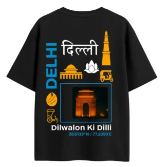 delhi city abstract minimal