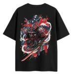 evil samurai abstract