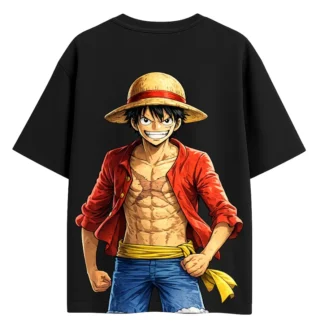 one piece luffy minimal smile