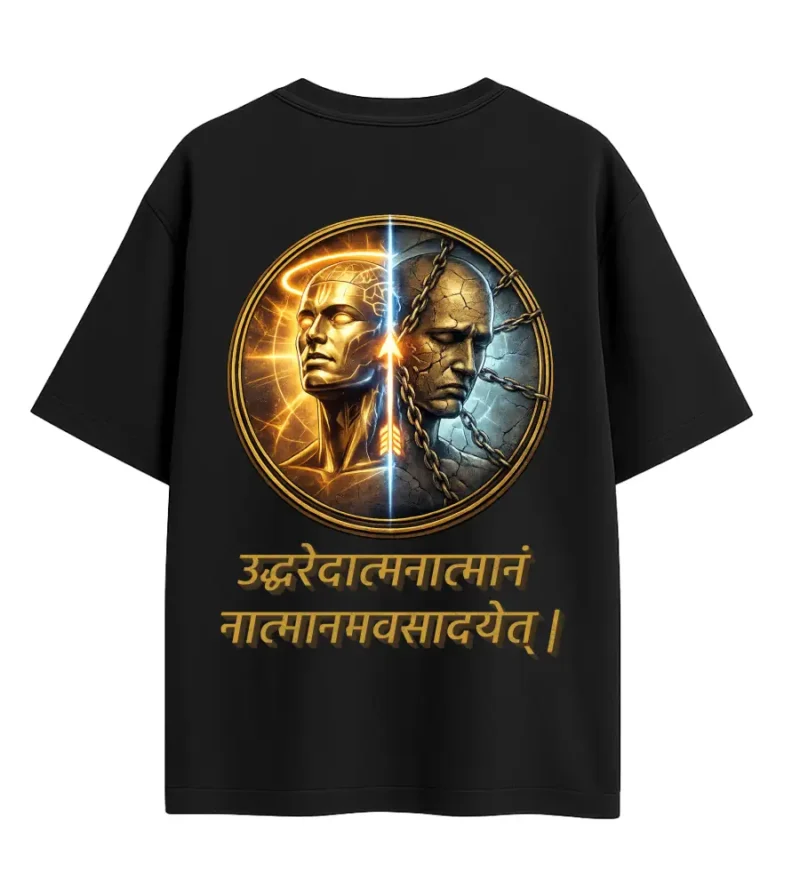 shloka 3 backside mockup bhagavd gita shloka tshirt