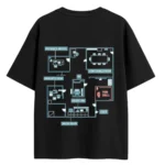 the office, corporate life, office memes, office oversized tshirts, black, michael scott, dwight, dundie